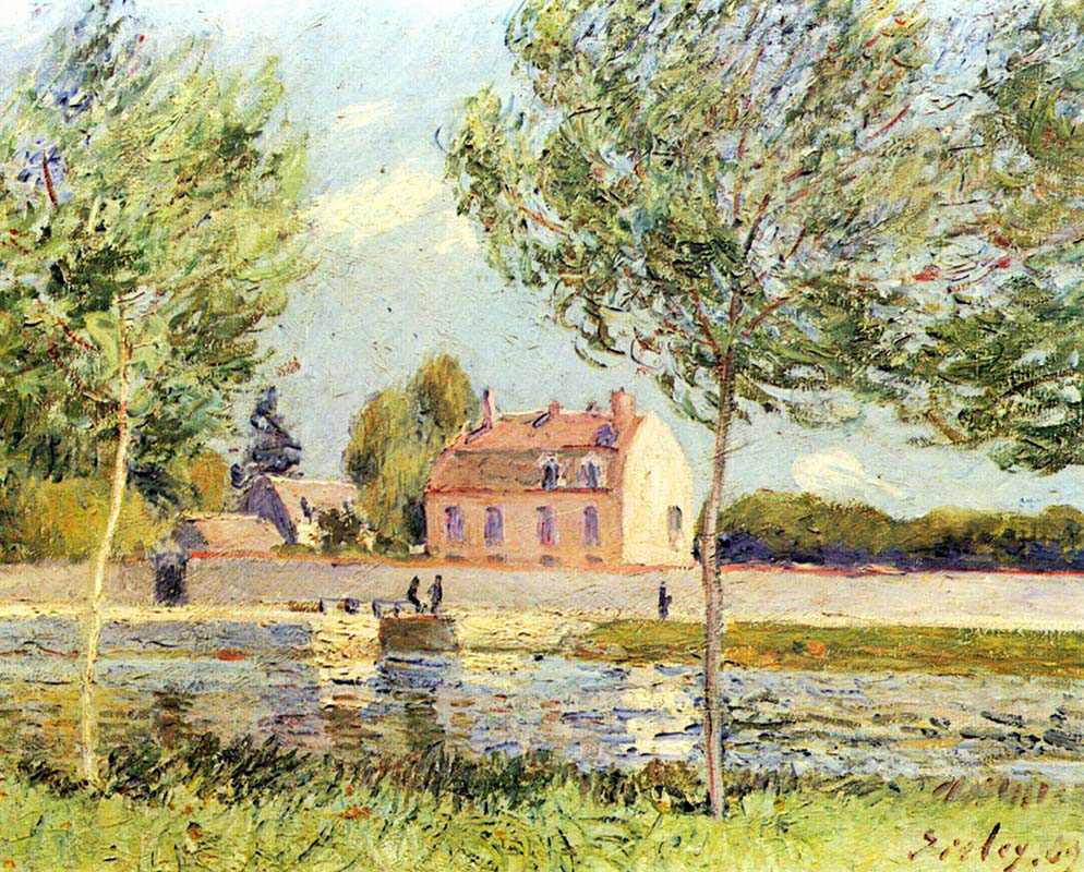 Houses on the Banks of the Loing